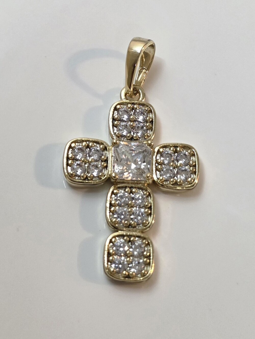 Cross Cubic Cz Pendant